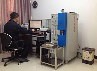 Infrared carbon and sulfur analyzer